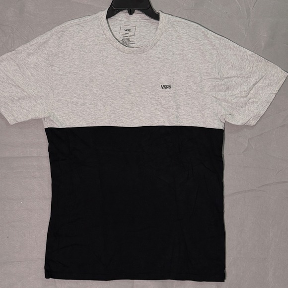Vans Other - Vans Mens Colorblock T-Shirt Grey Black Classic Fit VN0A3CZDJGP Large